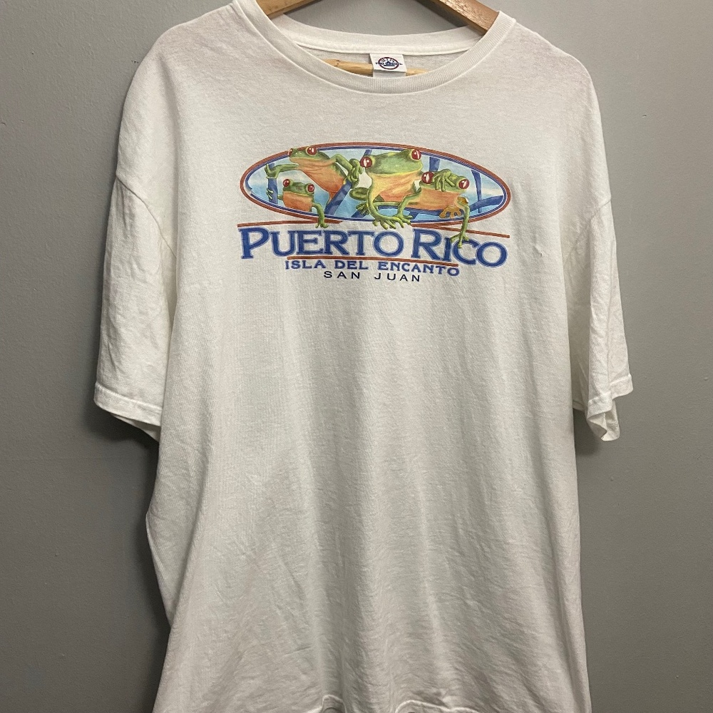 Puerto Rico Frog Graphic T-Shirt